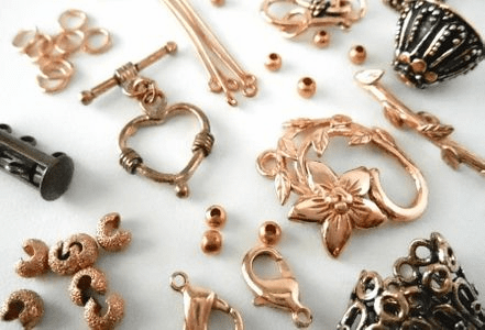 Copper Beads and Findings